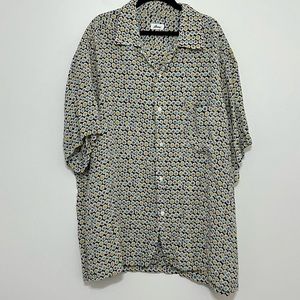 Brioni Rayon Button Down Shirt XL